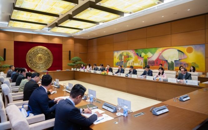 会谈现场。（图：国会）