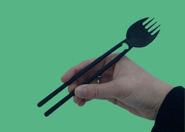 叉匙筷子三合一餐具