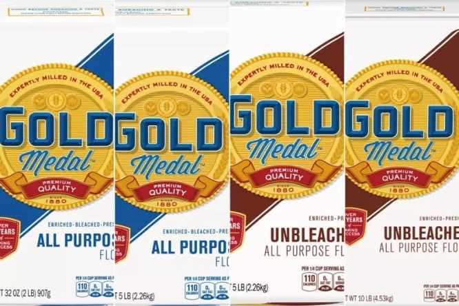 4月28日，美国通用磨坊食品公司宣布召回其生产的几种规格的面粉产品。（图：互联网）