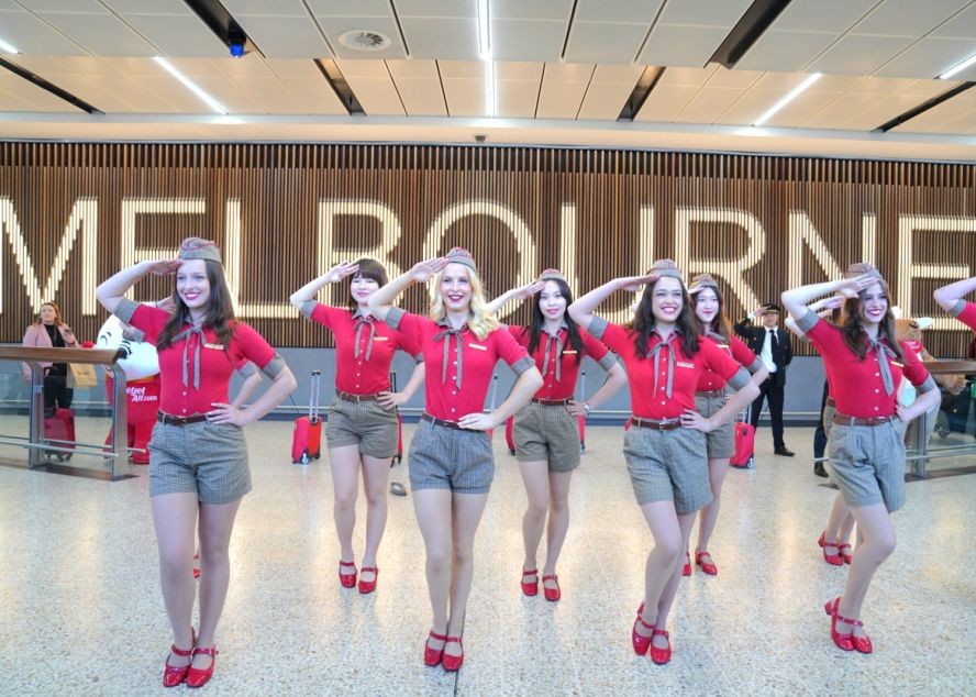 越捷航空拥有专业、亲善和活力充沛的乘务员队伍。