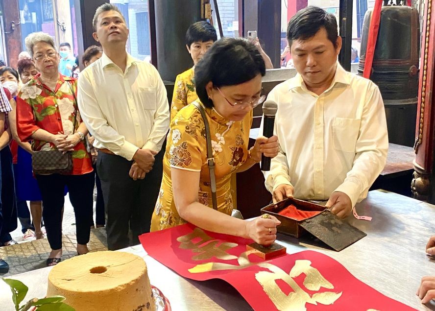 开印仪式一瞥。