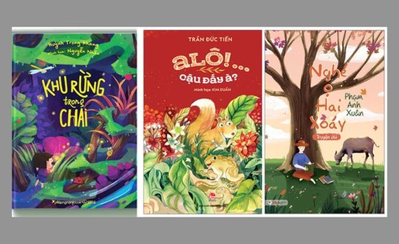 图为2023年第四次“蟋蟀儿童奖”十大入围作品。