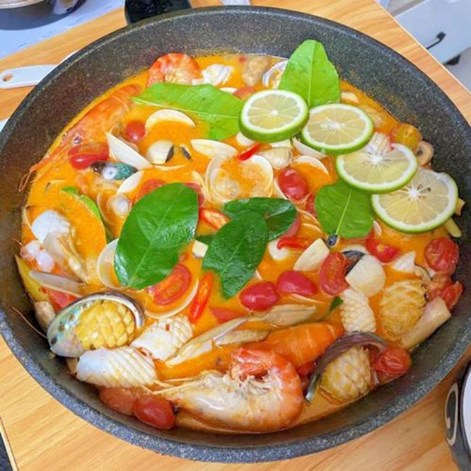 教你做冬阴功海鲜汤