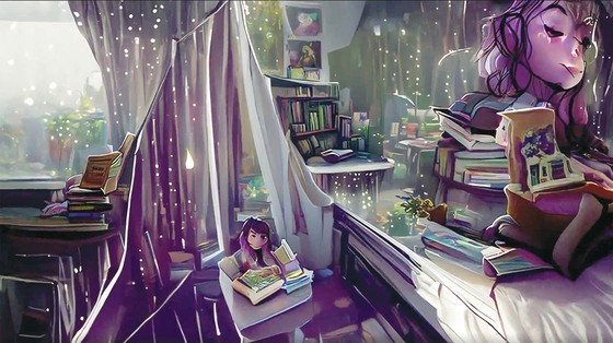 工程师阮黄保代透过人工智能模式绘画的《内向》音乐短片。