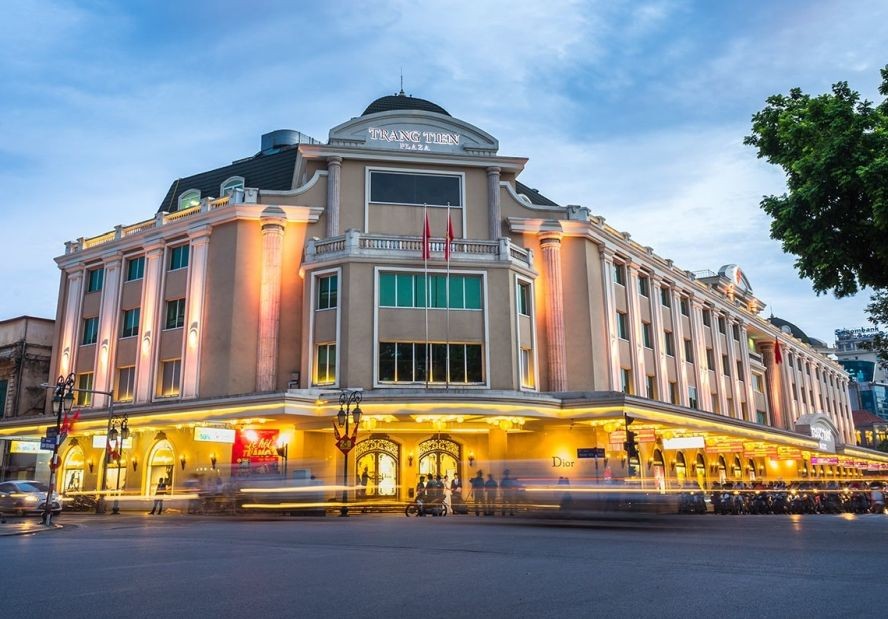 河内长钱购物中心是奢侈品牌聚集的营业场所。（图：兴庆）