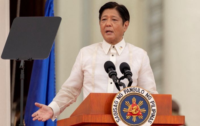 菲律宾总统费迪南德‧罗慕尔德兹‧马科斯。（图：路透社）