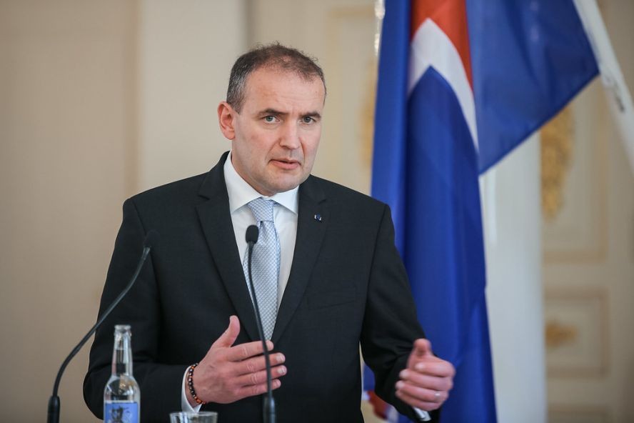 冰島共和國總統古德尼‧索爾拉休斯‧約翰內森。（图：Getty Images）