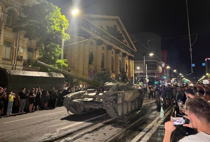 瓦格纳集团武装人员已全部从俄南部军区司令部撤离。（图：互联网）