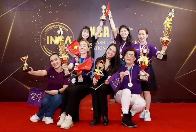 Kelly Pang美甲培训中心夺得美甲竞赛国际杯