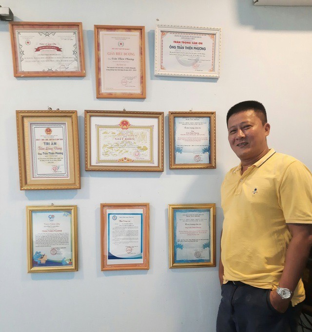 陈善方与他的办公室。