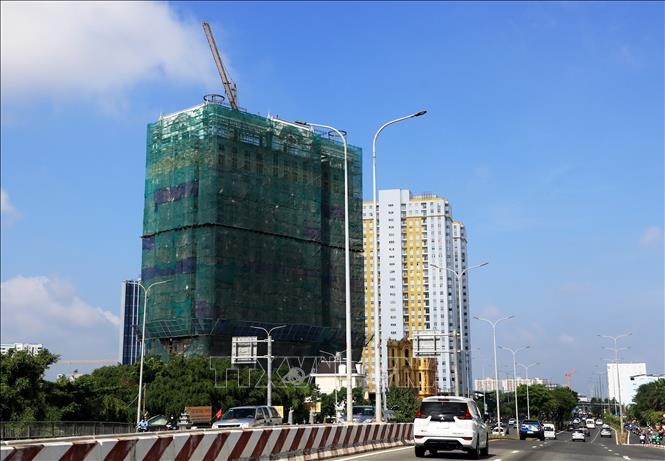 兴建中的公寓项目。