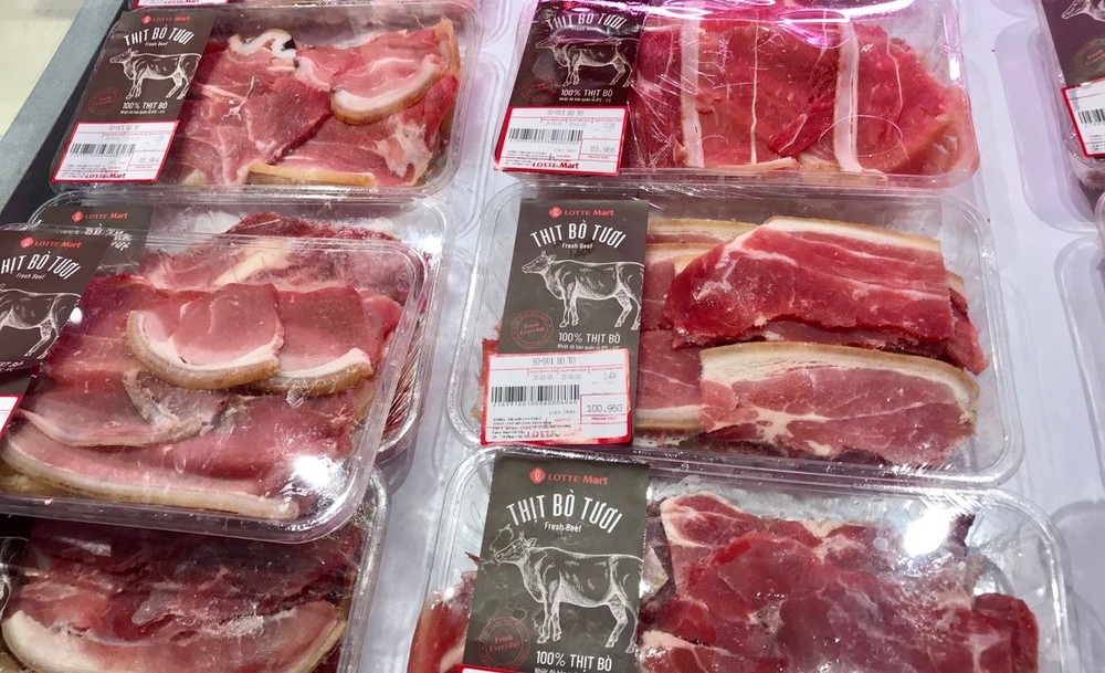 进口冷冻鲜牛肉。（示意图：如琼）