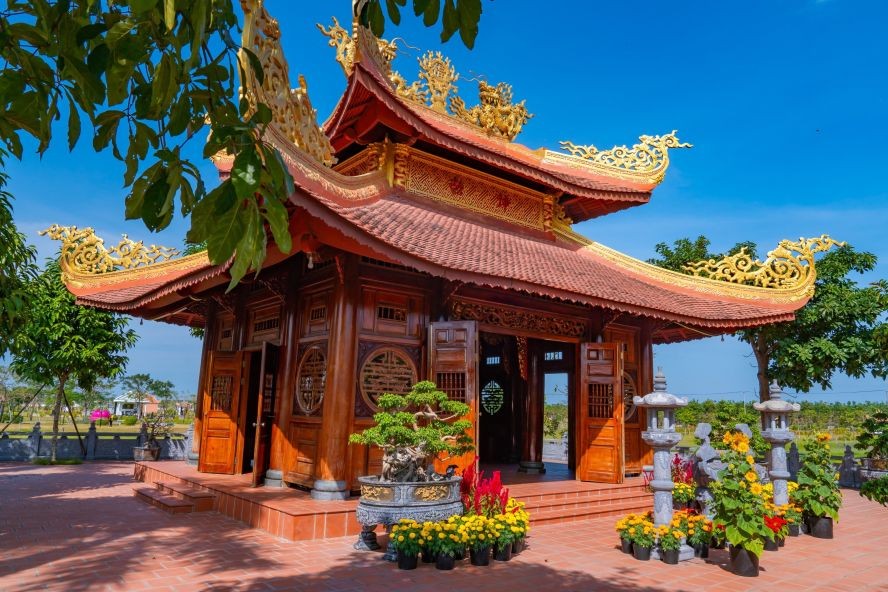 平安墓园的乾坤殿