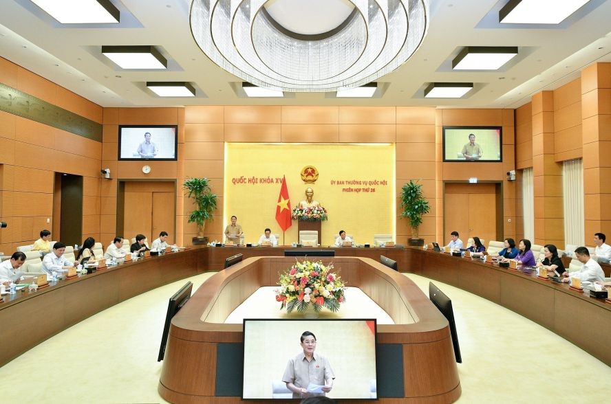 国会常务委员会第26次会议现场。（图：国会）