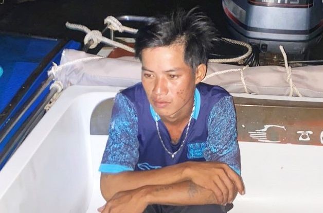 投案自首的阮文当。（图：晋泰）