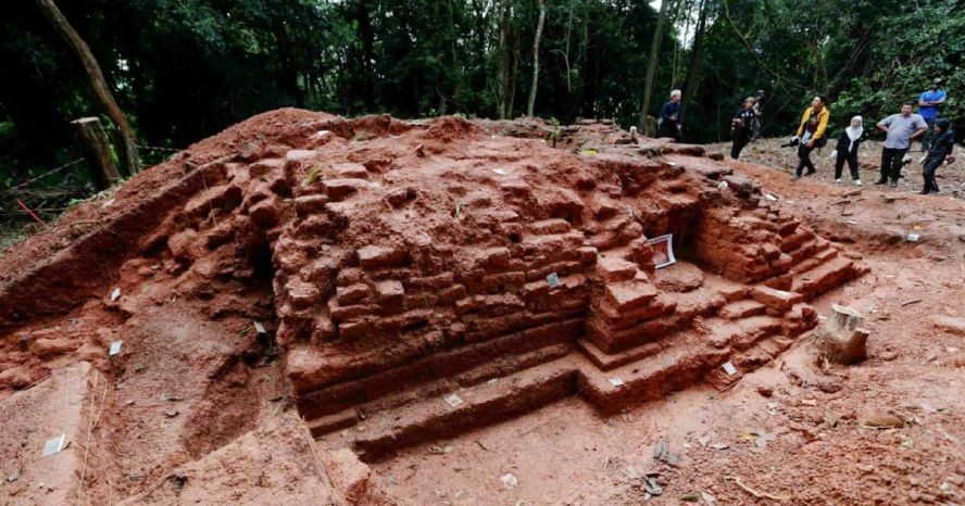 这一遗址位于吉打州布章谷的Bukit Choras遗址区。（图：NSTP）