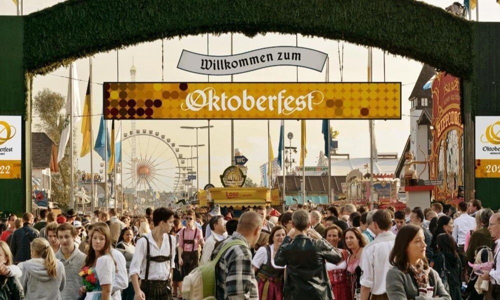 德国啤酒节一景。