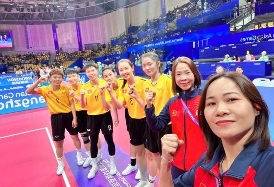 越南女子藤球队战胜缅甸队