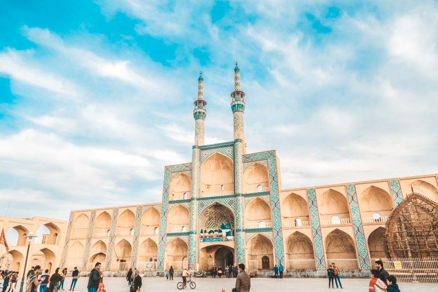 伊朗亚兹德一座著名建筑。