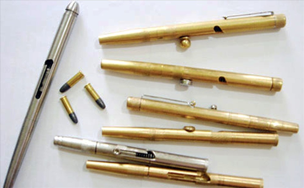 “钢笔枪”──极度危险的自制枪。