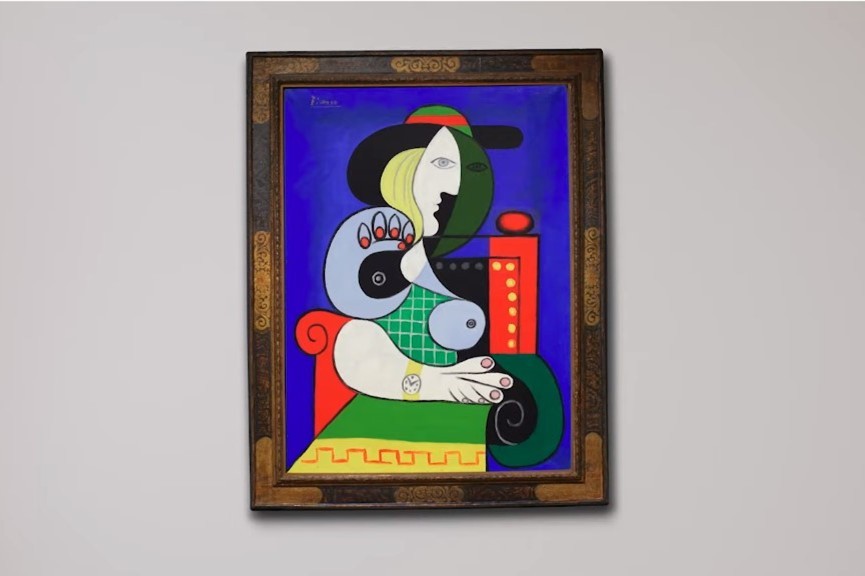 毕加索《戴手表的女人》成功拍卖