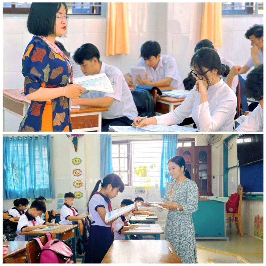 陈氏霞媚与丁氏玄梦教师每次上课都带来正能量并关照学生。