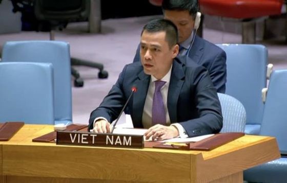 越南常驻联合国代表团团长邓黄江大使。（图：越通社）
