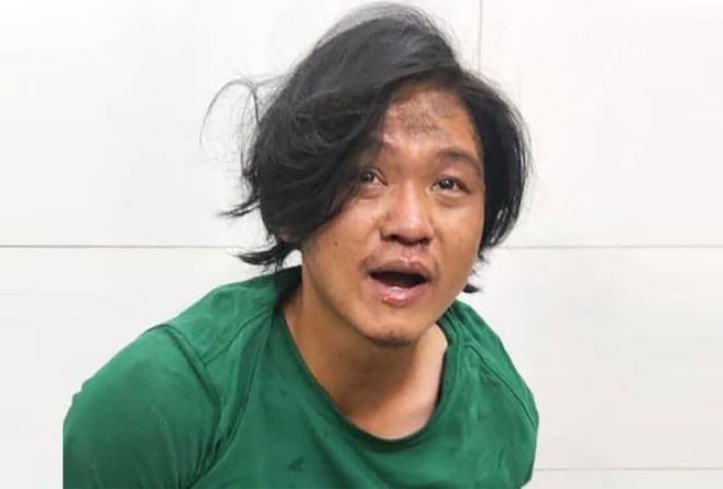 被抓获的嫌犯阮文儒。（图：警方提供）