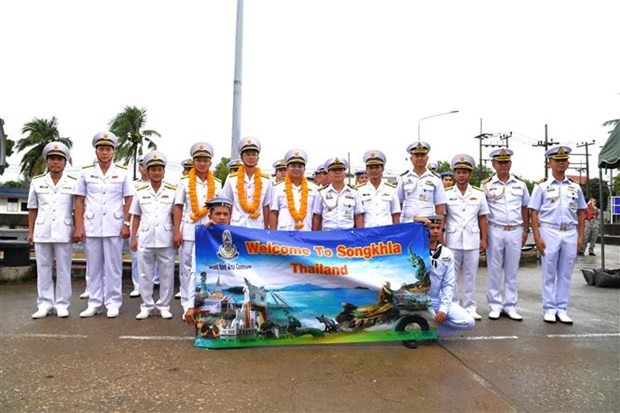 越南与泰国海军加强交流。（图：越通社）