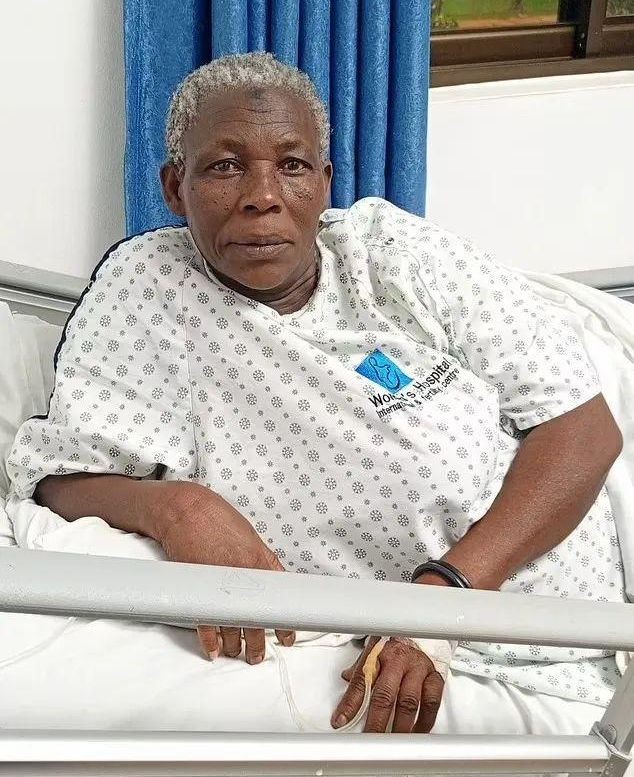 萨芬娜成为了“非洲最年长妈妈”。（图：互联网）