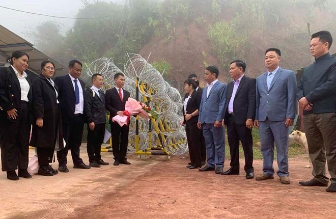 越中边境各乡加强合作