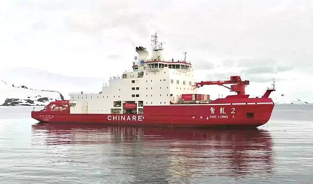 雪龙2号极地考察船。（图：互联网）