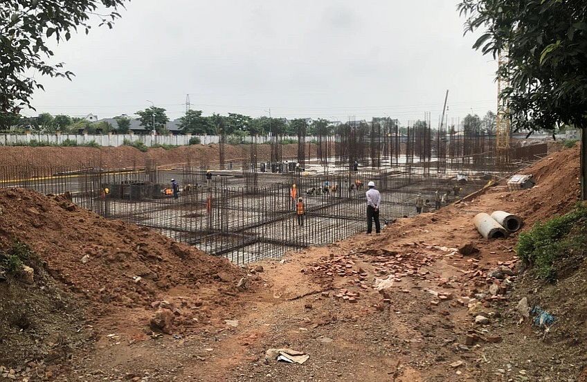 河内市麋铃县金华乡于2023年动工兴建的社会住房项目。