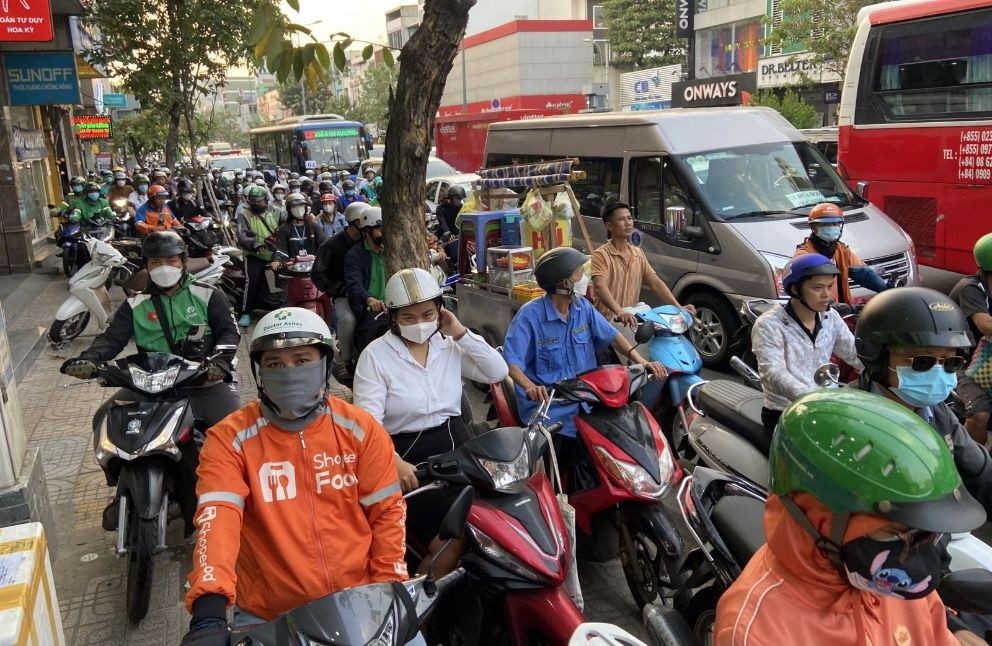 临近春节 本市交通严重堵塞