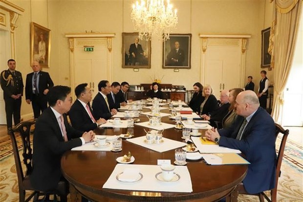 见面会场景。（图：越通社）