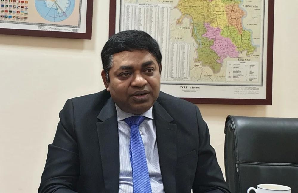 印度驻本市总领事马丹.莫汉.塞西