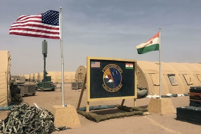 尼日尔境内的美军基地。（图：AP）