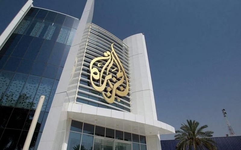 以色列总理内坦亚胡1日说，卡塔尔半岛电视台将不再在以色列播放。图为半岛电视台位于多哈的总部。（图：路透社）