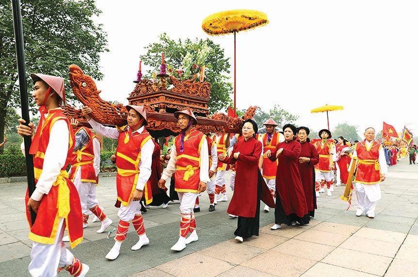 雄王庙迎醮气氛热火朝天