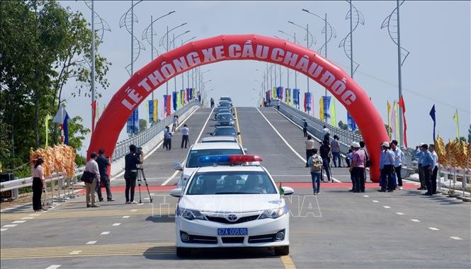 跨越后江朱笃桥通车