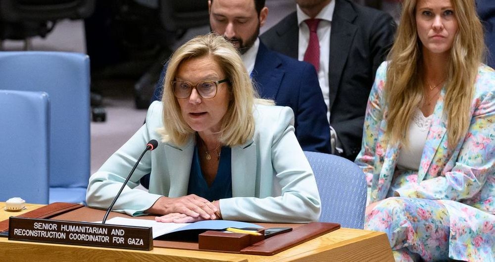 卡格向安理会通报了中东局势，包括巴勒斯坦问题。（图：联合国）