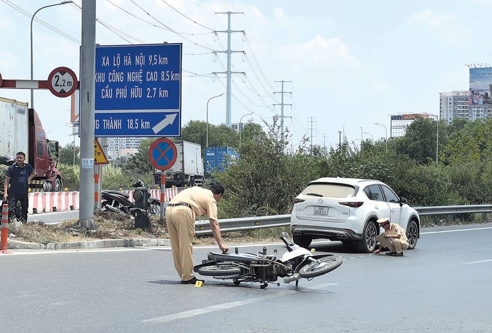 对闯祸逃离汽车进行调查
