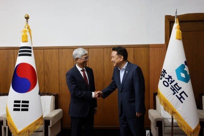 本市与韩国各地加强合作