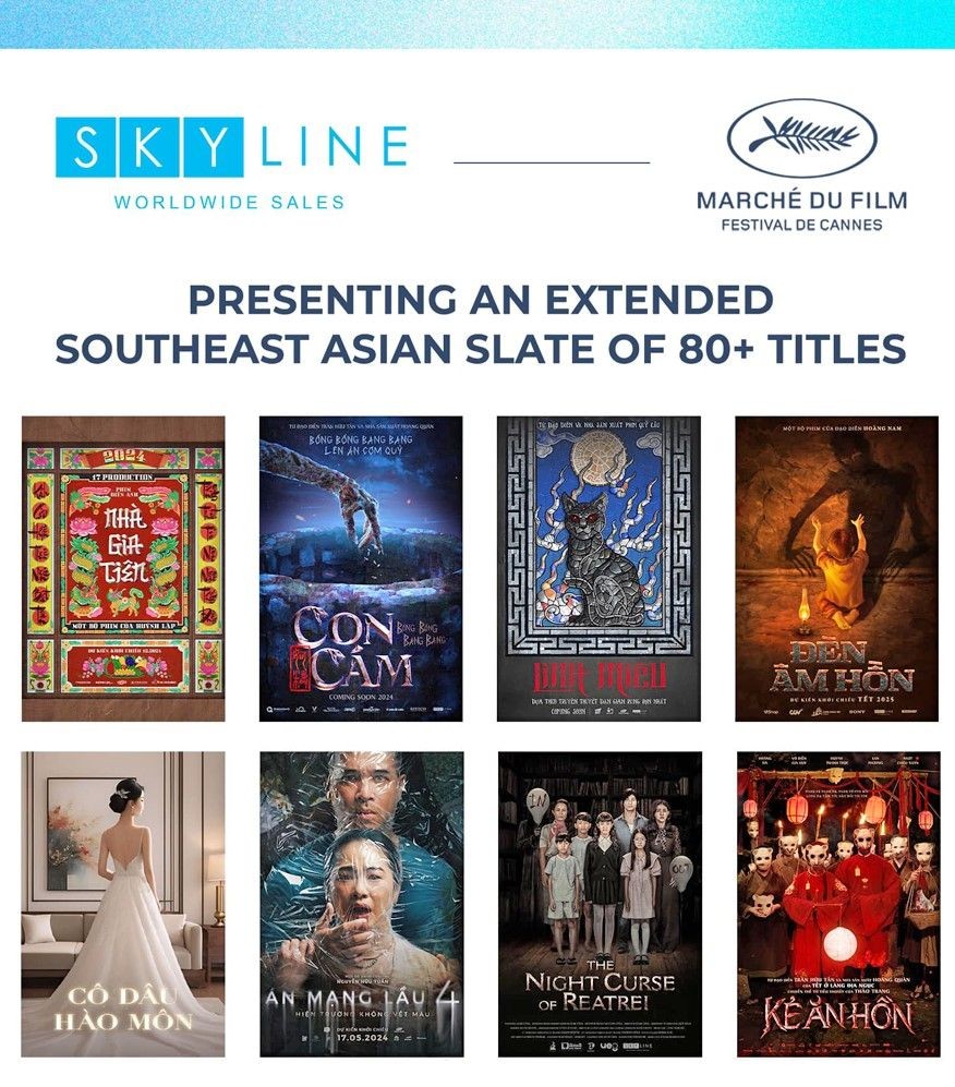 制片人姮郑带到戛纳电影节的部分越南电影名单。