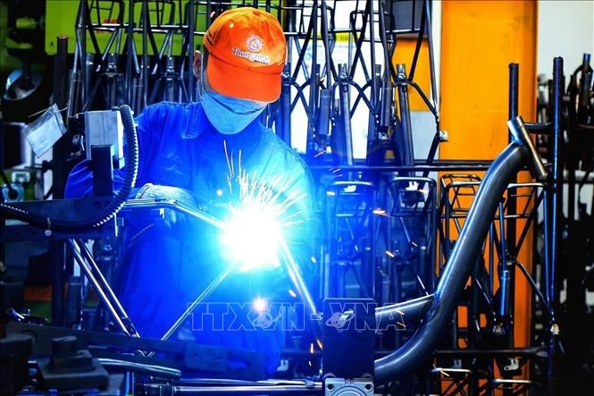 今年第三季度的加工制造工业仍延续第二季度的积极增长势头。（示意图：越通社）