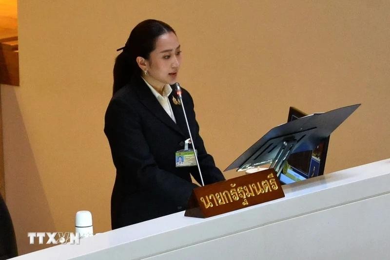 泰国总理佩通坦。（图：越通社）