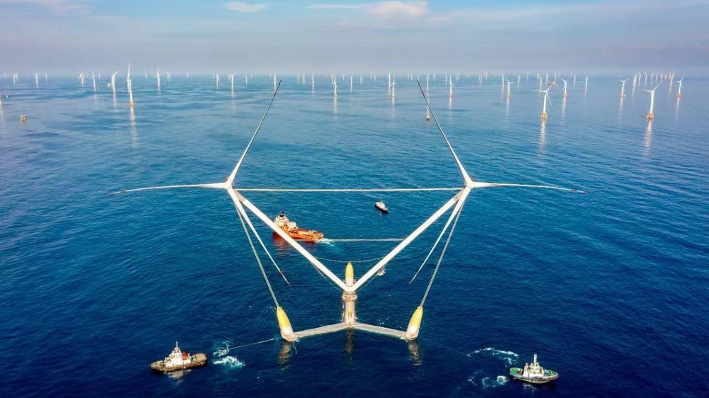 全球最大漂浮式风电平台投运