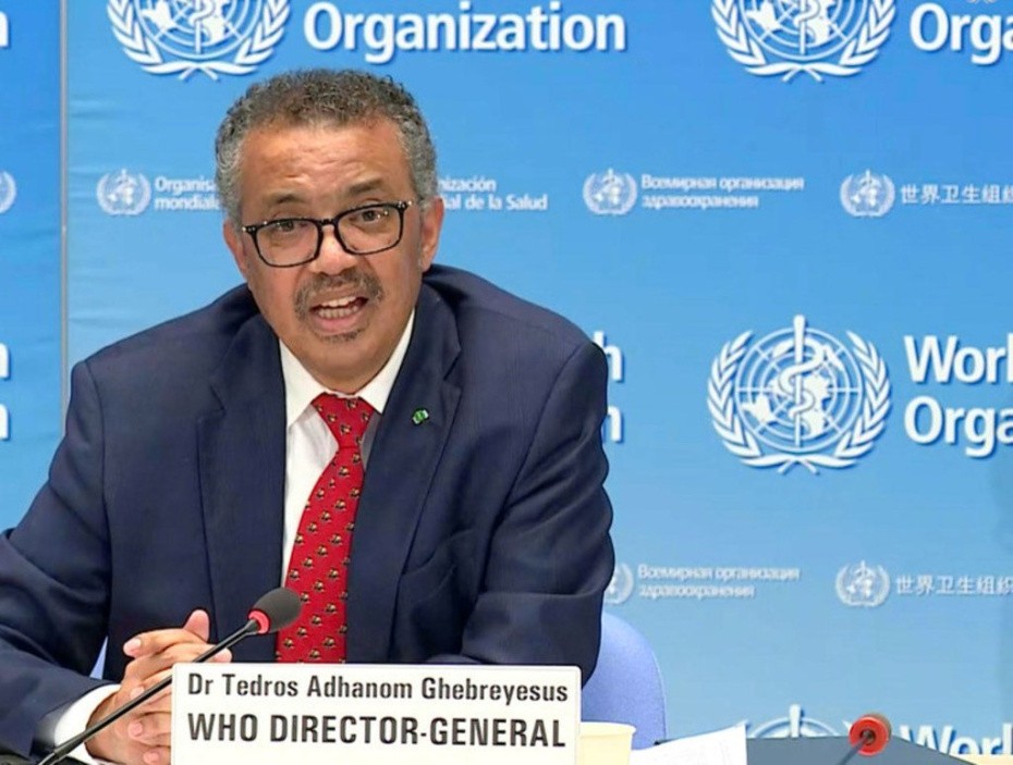 世界卫生组织总干事谭德塞。（图：WHO）