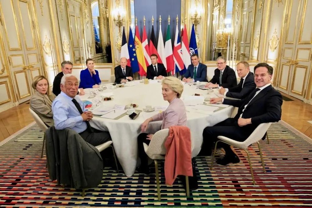 欧洲多国领导人17日在法国首都巴黎举行紧急会议，商讨乌克兰局势和欧洲集体安全等议题。（图：互联网）