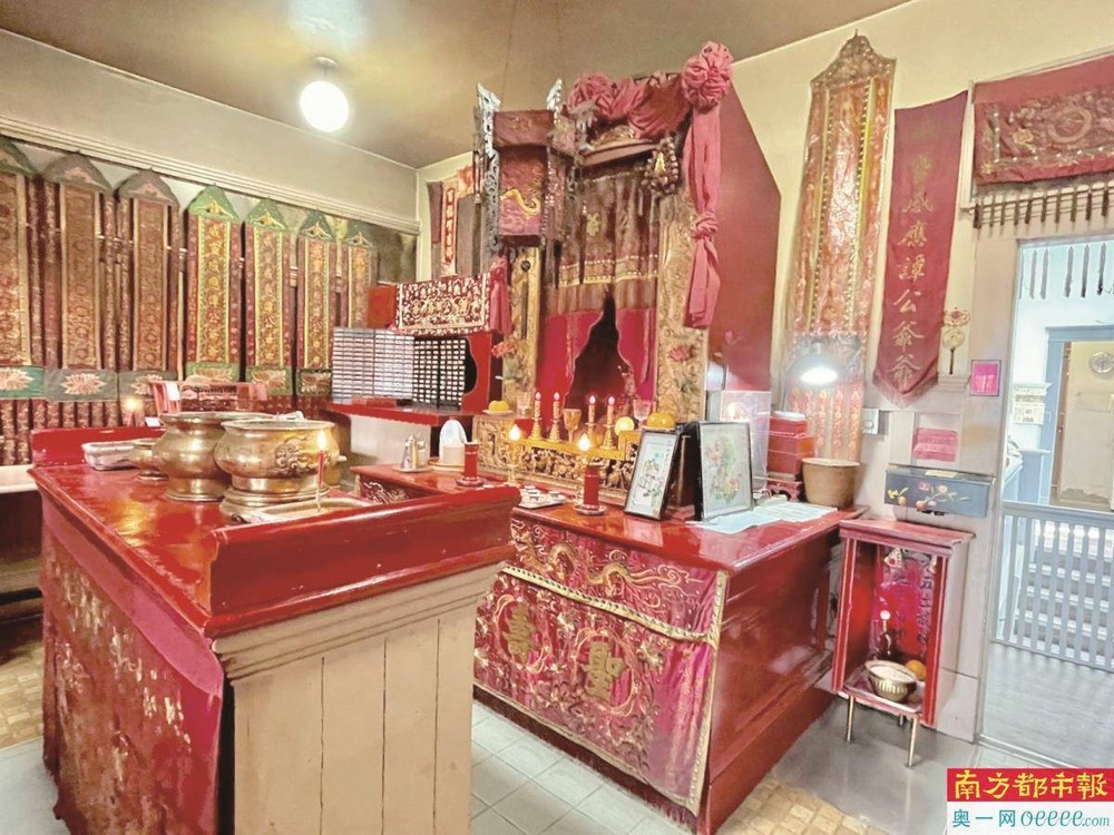 谭公庙内景。（图：互联网）